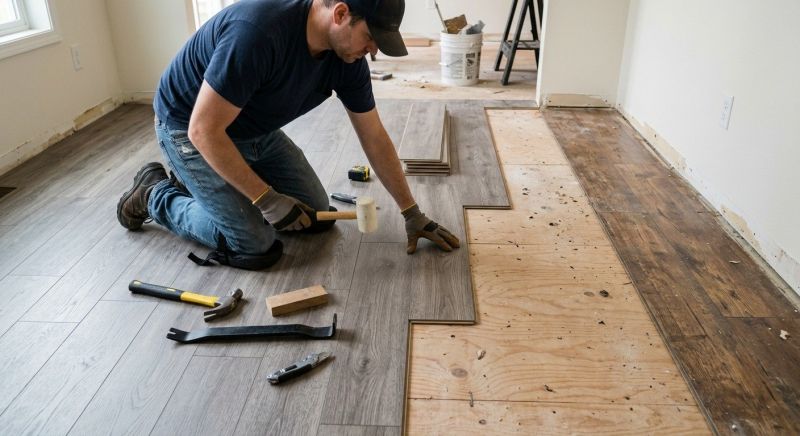 Laminate Floor Installation in Bowie, MD
