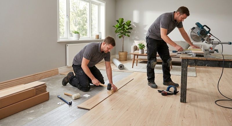 Laminate Floor Installation in Clinton, MD