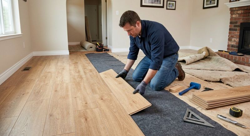 Laminate Floor Remodeling in Gambrills, MD
