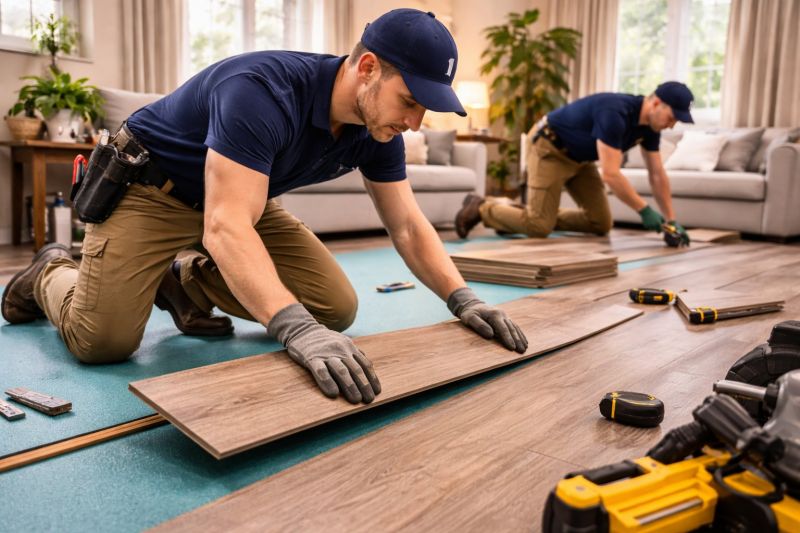 Laminate Floor Replacement in Bowie, MD