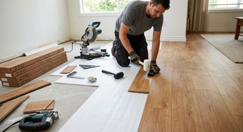 Laminate Floor Replacement in Catonsville, MD