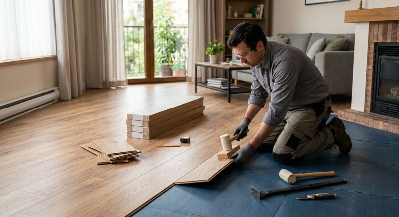 Laminate Floor Replacement in Owings, MD