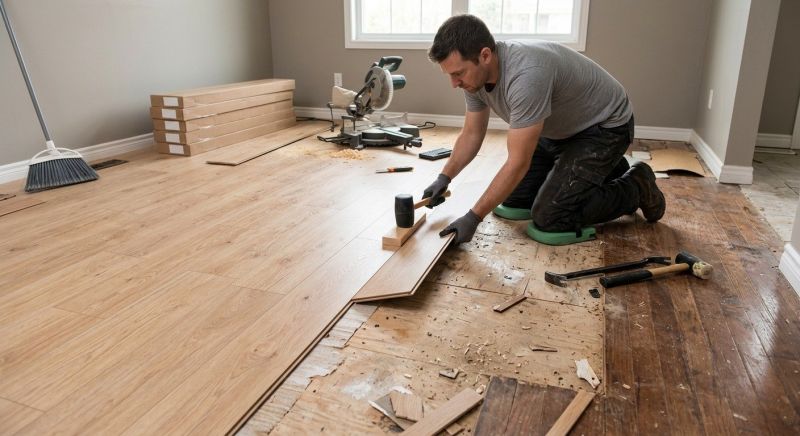 Laminate Flooring Replacement in Gambrills, MD