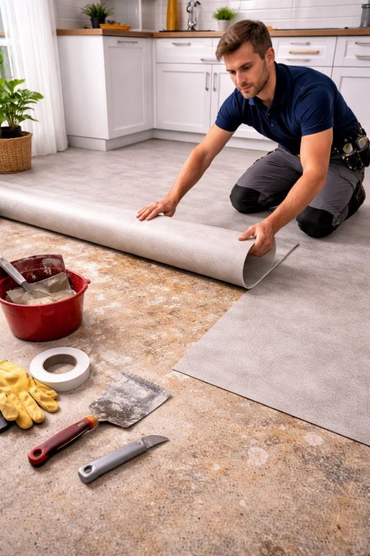 Linoleum Floor Installation in Queen Annes County, MD
