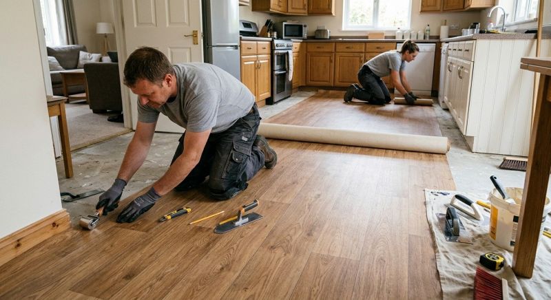 Linoleum Flooring Replacement in Gambrills, MD