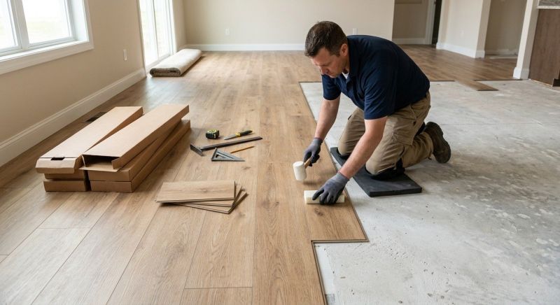 Luxury Vinyl Tile Installation in Catonsville, MD