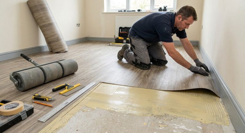 Sheet Flooring Installation in Edgewater, MD