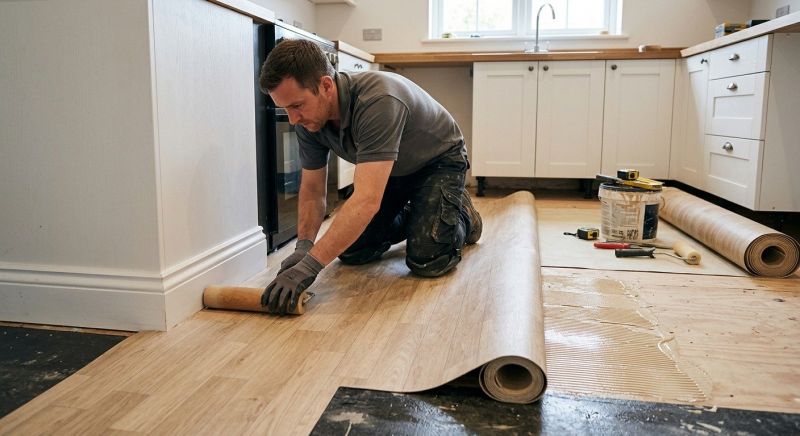 Sheet Linoleum Installation in Davidsonville, MD