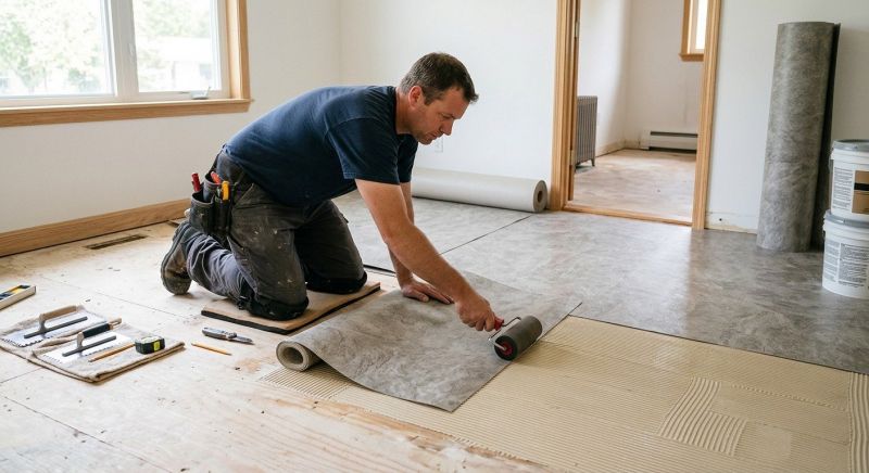 Sheet Vinyl Installation in Columbia, MD