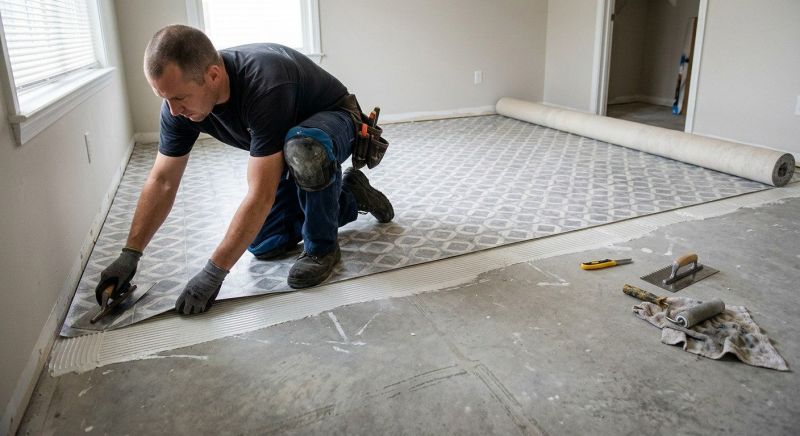 Sheet Vinyl Installation in Odenton, MD