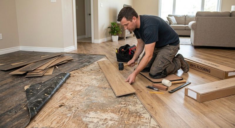Vinyl Flooring Installation in Brookeville, MD