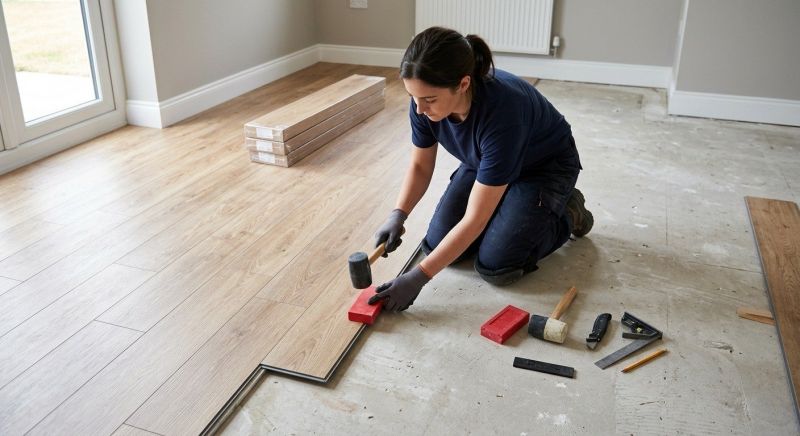 Vinyl Plank Floor Installation in Gambrills, MD